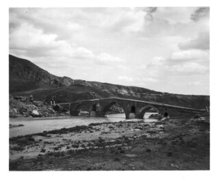 Persien, Persepolis: Brücke; Brücke fotografiert auf dem Weg von Persepolis nach Schiraz (Schiras)