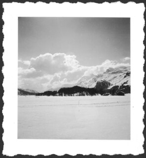 Schweiz, Engadin: Landschaft; Blick auf den Silsersee und den Piz Lunghin