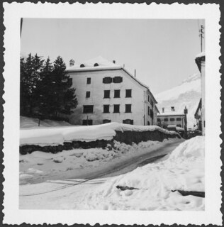 Schweiz, Samedan: Haus; Chesa Planta in Samedan; Samedan
