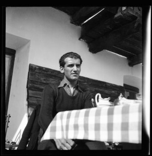 Schweiz, St. Moritz: Menschen; Rudolf (Rudi) Rominger (Skirennfahrer); St. Moritz