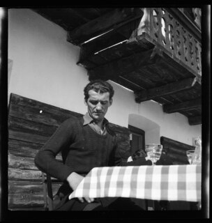 Schweiz, St. Moritz: Menschen; Rudolf (Rudi) Rominger (Skirennfahrer); St. Moritz