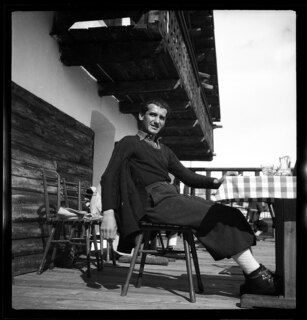 Schweiz, St. Moritz: Menschen; Rudolf (Rudi) Rominger (Skirennfahrer); St. Moritz