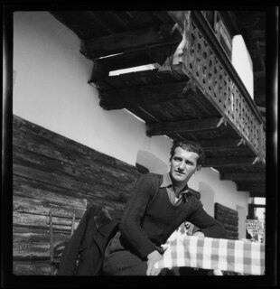 Schweiz, St. Moritz: Menschen; Rudolf (Rudi) Rominger (Skirennfahrer); St. Moritz