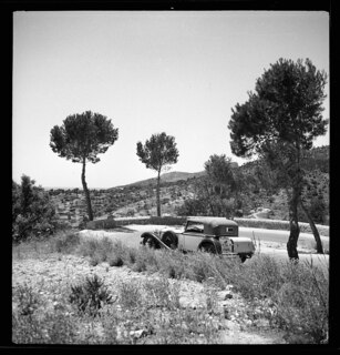 Spanien, Mallorca: Landschaft; Der Mercedes Mannheim von Annemarie Schwarzenbach
