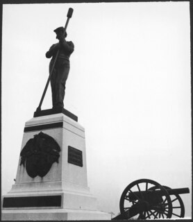 USA, Gettysburg/PA: Gettysburg National Military Park; Kriegsdenkmal in Gettysburg für The Battle of Gettysburg 1863