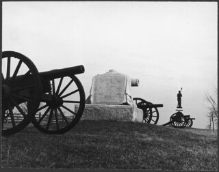 USA, Gettysburg/PA: Gettysburg National Military Park; Kriegsdenkmal in Gettysburg für The Battle of Gettysburg 1863