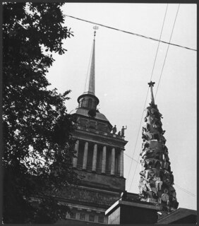 Russland, Leningrad (Sankt Petersburg): Kirchturm; Kirchturm Admiralität
