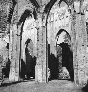 Estland Tartu (Dorpat, Dörpt): Ruine der Domkirche; Mauerreste / Ruine der Domkirche
