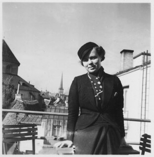 Estland, Tallinn (Reval): Studentin; Estnische Studentin