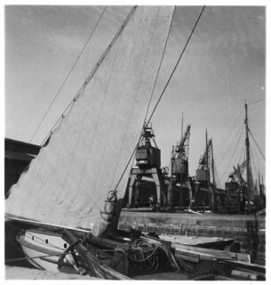 Estland, Tallinn (Reval): Hafen; Segelschiff am Kai