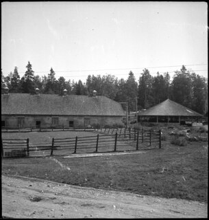 Finnländ. Herrenhof: Stallgebäude massiver Steinbau (neu) [Legende auf Umschlag]