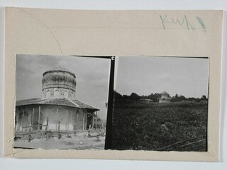 Iran, Mazanderan (Mazandaran): Wallfahrt; Karteikarte: Eckiger Kuppelbau