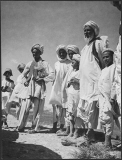 Afghanistan, Shabash (Sha Bash): Menschen; Eine Gruppe Männer mit Turbanen