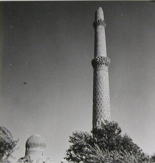 Afghanistan, Herat: Musalla-Komplex; Karteikarte: Minarette