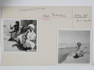 Afgh. Turkestan | Film 35 | 9.-11.Aug.39Turkmenen - Afgh. [Legende auf separatem Umschlag]