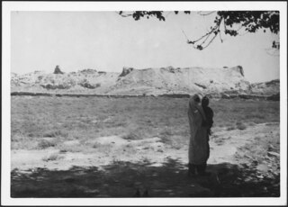 Ruins of Balkh, ancient Bactria, - to-day a desert place in remote Afghan Turkestan.