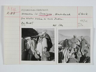 Afghanistan-Hindukusch | Nomaden bei Bamiyan, Hindukusch | Im Winter ziehen sie nach Indien. | Der Ford! | Mit Ella | F.39 | Clark