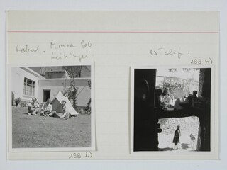 Kabul. Monod Gab. Leininger | Istalif.Afgh. 1939, Okt. | A. Clark | Jstalif - Töpfer | - Reymond u. Nicole | Film 41 | [Legende auf separatem Umschlag]