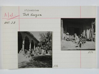 Afghanistan | Tash Kurgan | Okt. 39Tash Kurgan, Turk. | Männer im Basar | [Legende auf separatem Umschlag]