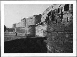 Britisch-Indien, Agra: Red Fort; Befestigungsmauer