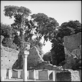 Französisch-Marokko, Rabat: Grabstätte Chellah; Mauern der Ruine von Chellah