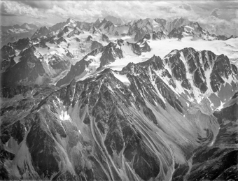 Monteblanc-Gebiet, Ballonaufnahme