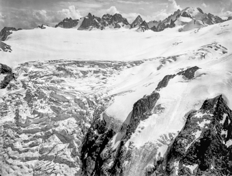 Glacier du Trient und Mont-Blanc-Gruppe, Landschaft