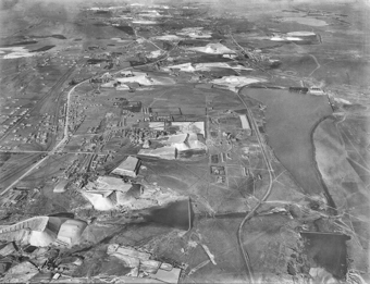 Transvaal, Witwatersrand, Südafrika, Goldminen, Ballonaufnahme