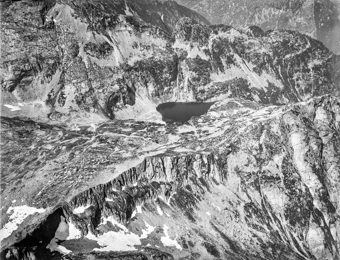 Tessin, Lago Corte Grande, Bergsee, Ballonaufnahme