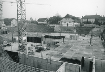 Baustelle für die Brauerei, gehört zu Dossier: Überbauung Brauerei