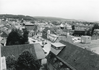 Stadtausblick auf das Brauerei-Areal, gehört zu Dossier: Überbauung Brauerei