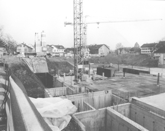 Brauerei-Baustelle, gehört zu Dossier: Brauerei Baumberger