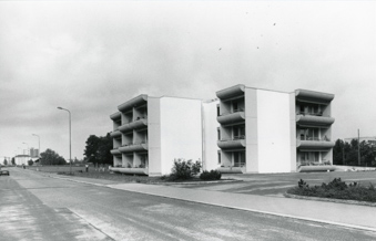 Ansicht der Altersiedlung Bäregg, 1980 eröffnet, gehört zu Dossier: Oberhard, Weissensteinstrasse, Bützbergstrasse