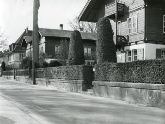 Häuser mit ihren Gartenhägen, gehört zu Dossier: Oberhard, Weissensteinstrasse, Bützbergstrasse