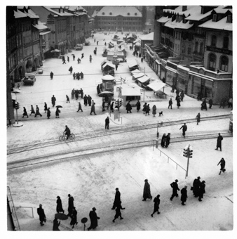 Waisenhausplatz im Winter