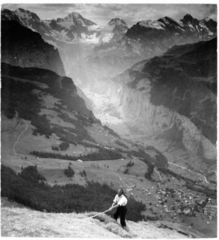 Bergheuet über dem Lauterbrunnental