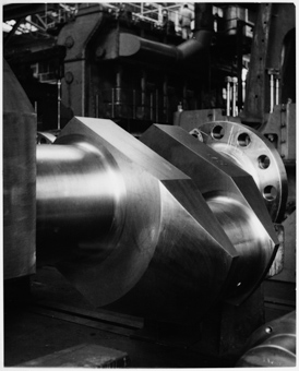 Kurbelwelle in der Lokomotiv-Fabrik Winterthur