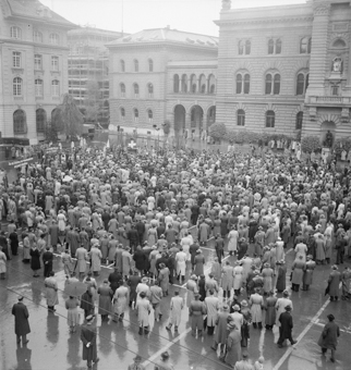 Demonstration auf dem Bundesplatz, Bern