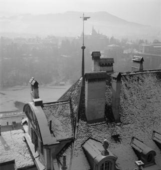 Dach des Stiftsgebäudes, Münsterplatz Bern