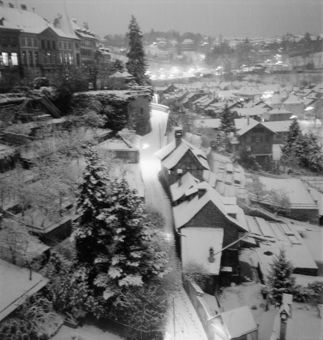Erlacherhof und Bubenbergrain im Winter, Bern