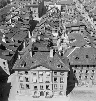 Herrengasse und Kesslergasse von oben, Bern
