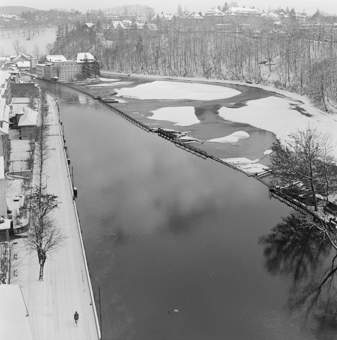 Mattekanal im Winter, Bern