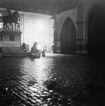 Nachts auf dem Münsterplatz, Bern