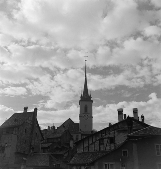 Nydeggkirche und Häuser Mattenenge Bern