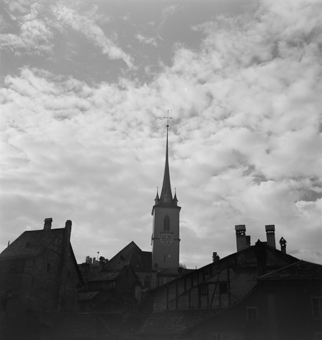 Nydeggkirche und Häuser Mattenenge Bern