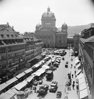 Bärenplatz von oben, Bern
