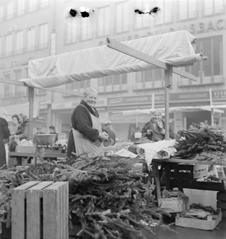 Marktstand auf dem Bärenplatz, Bern