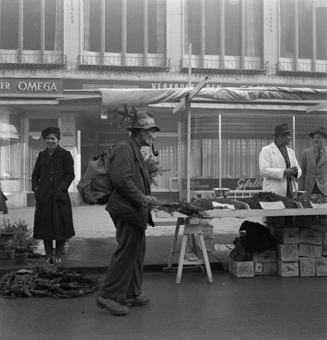 Marktstände auf dem Bärenplatz, Bern