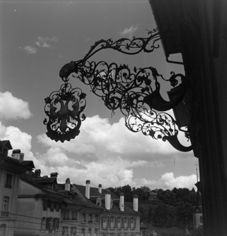 Wirtshausschild «Gasthof zum Goldenen Adler», Gerechtigkeitsgasse Bern