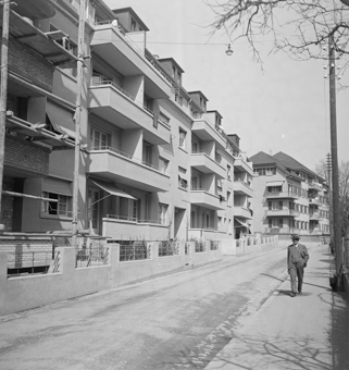 Strasse in Wohnquartier